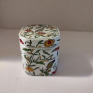 Source Unknown Floral Ceramic Jar - Multicolor